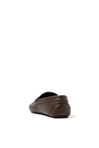 Vlogo Signature Calfskin Leather Driver Shoes